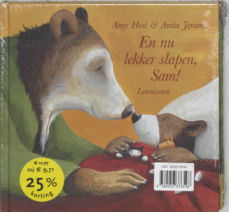 Achterkant van En nu lekker slapen, Sam! pakket 5 ex