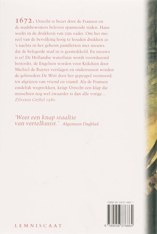 Achterkant van Stad in de storm