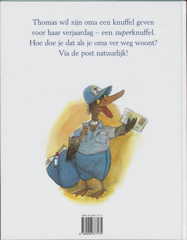 Achterkant van Een superknuffel