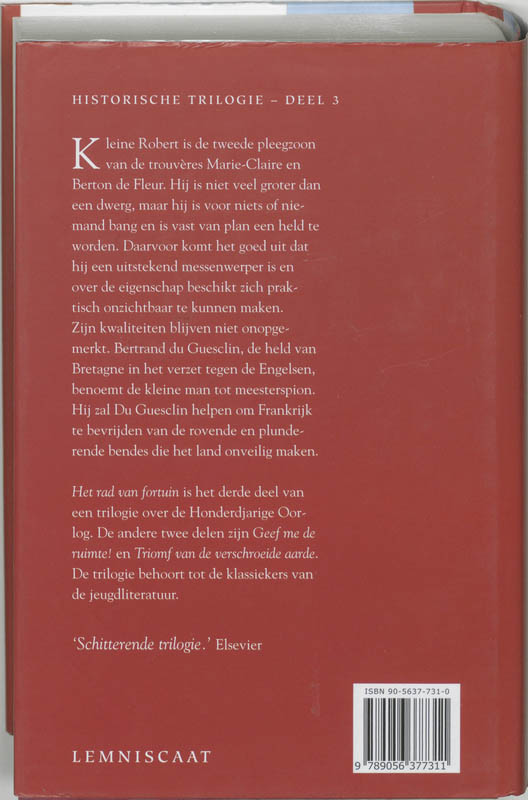 Achterkant van Het rad van fortuin