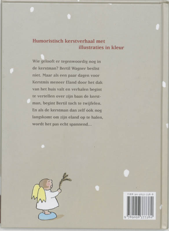 Achterkant van Midden in de winternacht