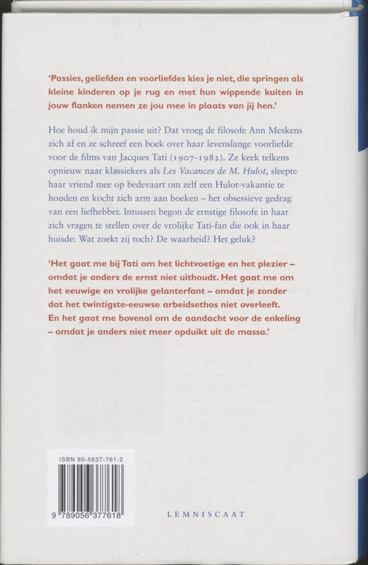 Achterkant van Tati