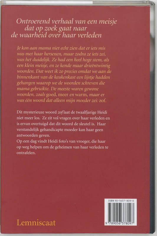 Achterkant van Ben zo terug