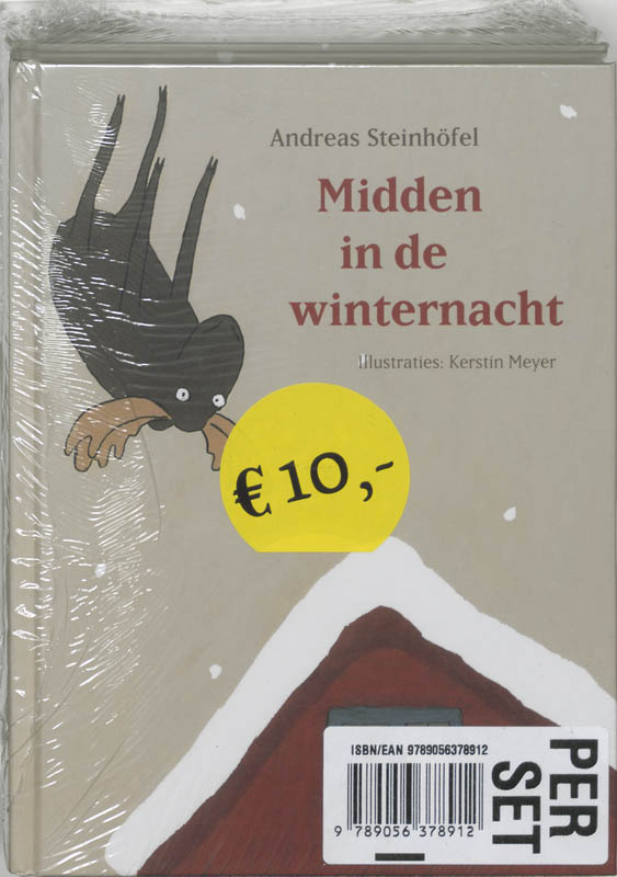 Achterkant van Midden in de winternacht set 5 ex jeugdboek van de maand