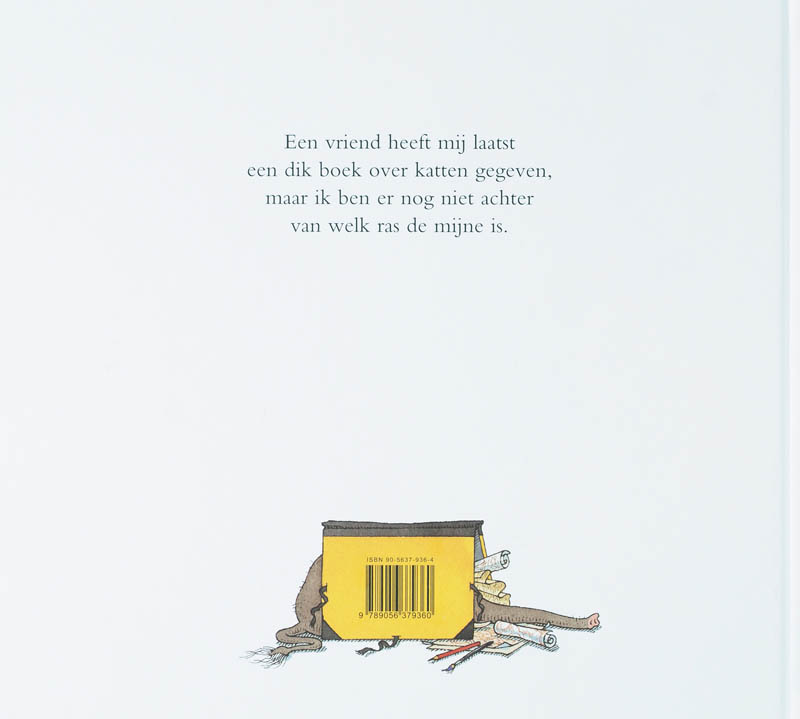 Achterkant van Wat een kat