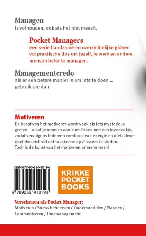 Achterkant van De kunst van het motiveren