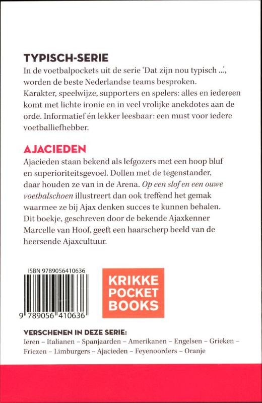 Achterkant van Dat zijn nou typisch Ajacieden
