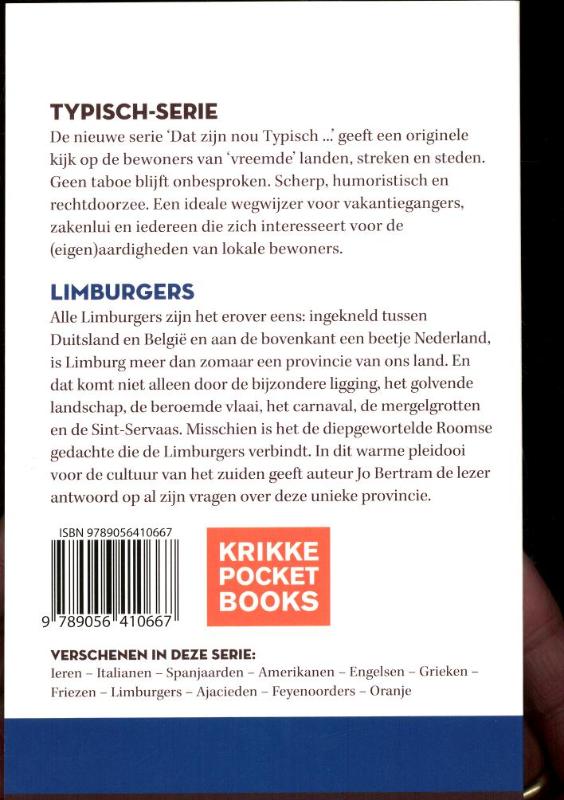 Achterkant van Dat zijn nou typisch Limburgers