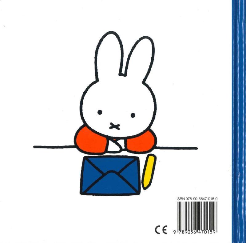 Achterkant van De brief van Nijntje