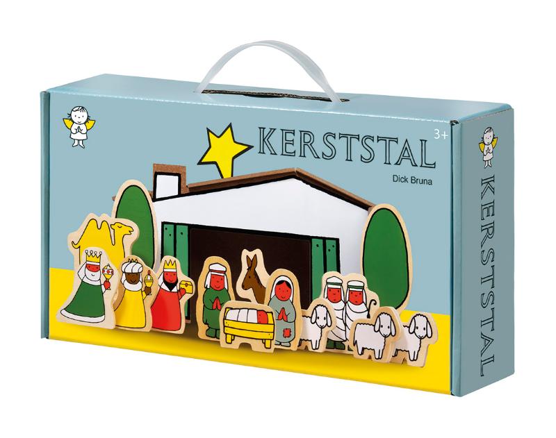 Achterkant van Houten kerststal