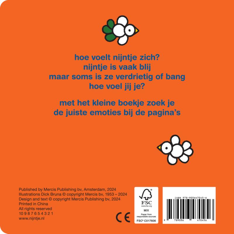 Achterkant van nijntje is blij