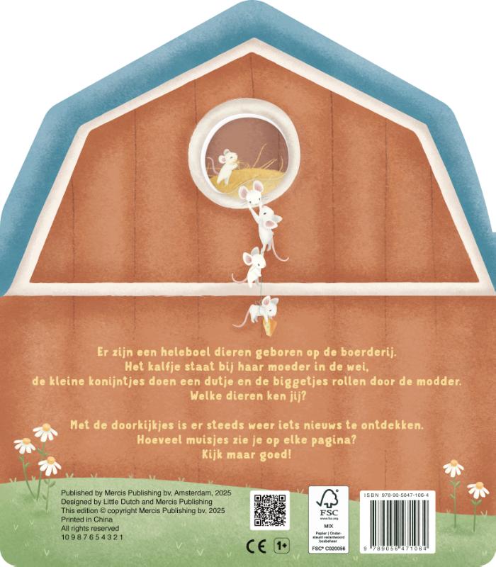 Achterkant van Mijn doorkijkboek - Boerderij