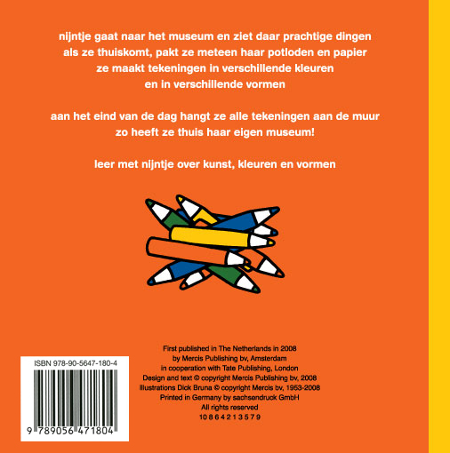 Achterkant van Nijntje wordt kunstenaar
