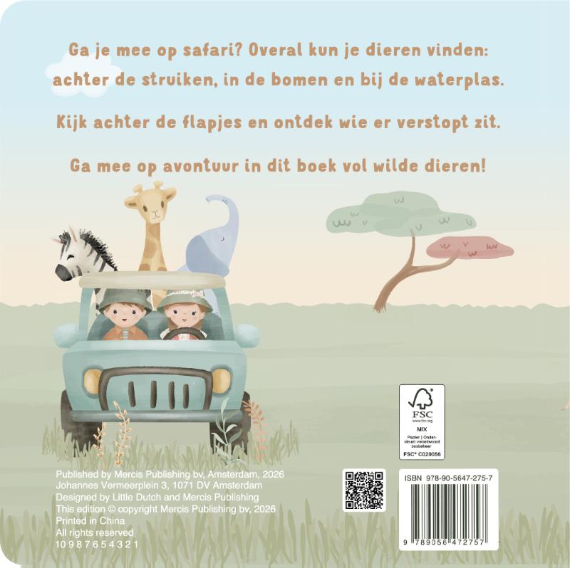 Achterkant van Mijn flapjesboek - Wilde dieren
