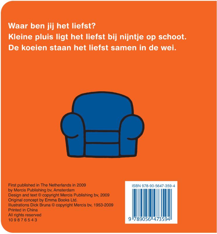 Achterkant van Hier ben ik het liefst