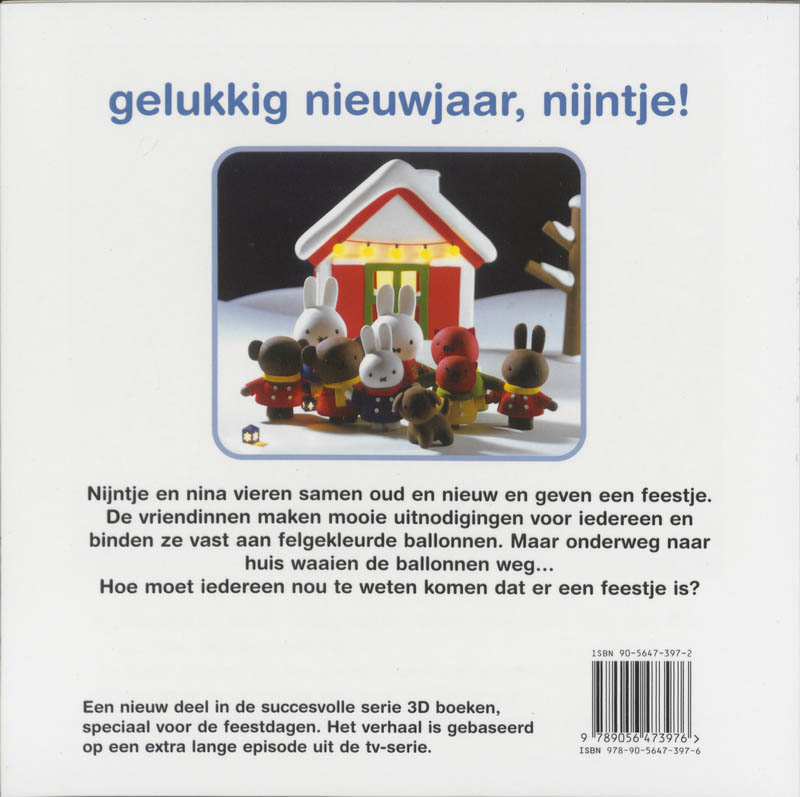 Achterkant van Gelukkig nieuwjaar, Nijntje
