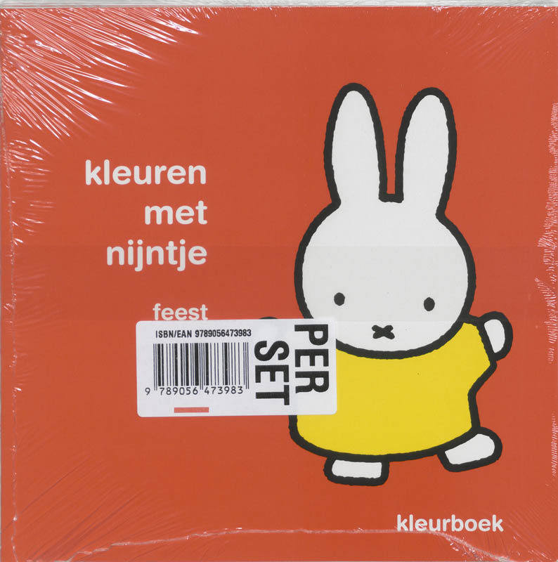 Achterkant van Feest set 4 ex