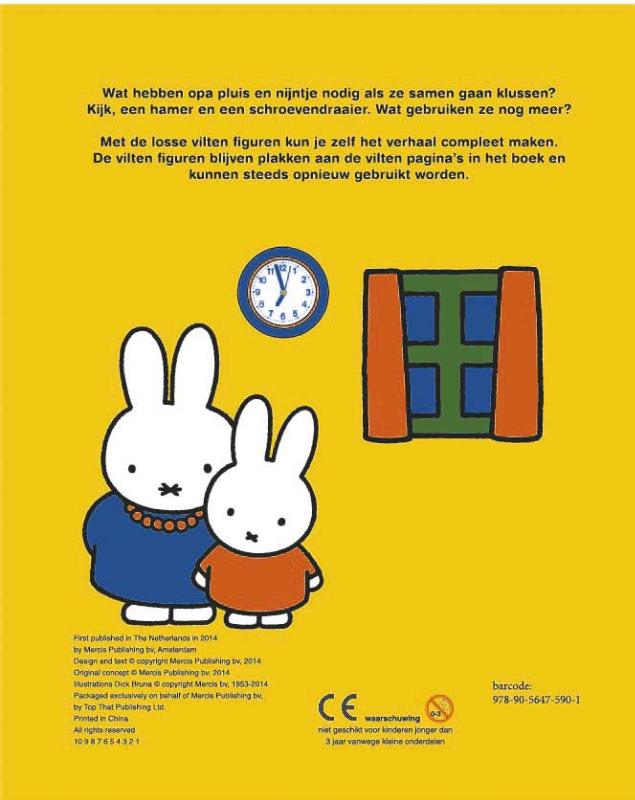 Achterkant van Doe je mee met Nijntje?