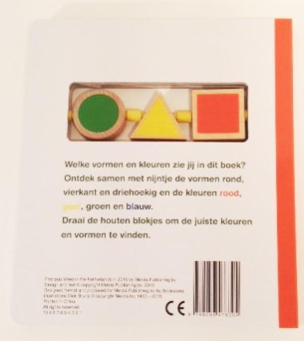 Achterkant van ontdek met nijntje: vormen en kleuren