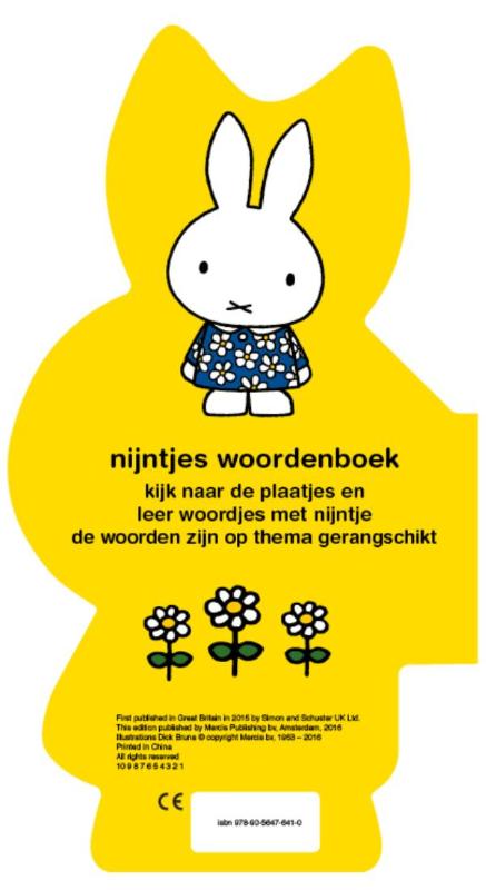 Achterkant van Nijntjes woordenboek