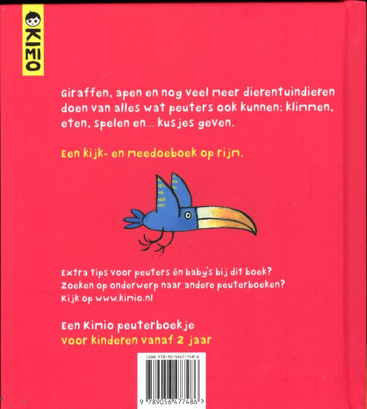 Achterkant van Dag Giraf