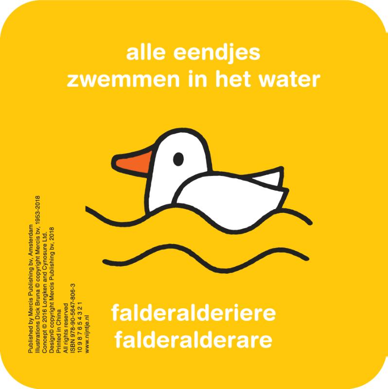 Achterkant van zing mee met nijntje
