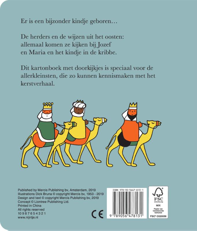 Achterkant van mijn eerste kerstmis