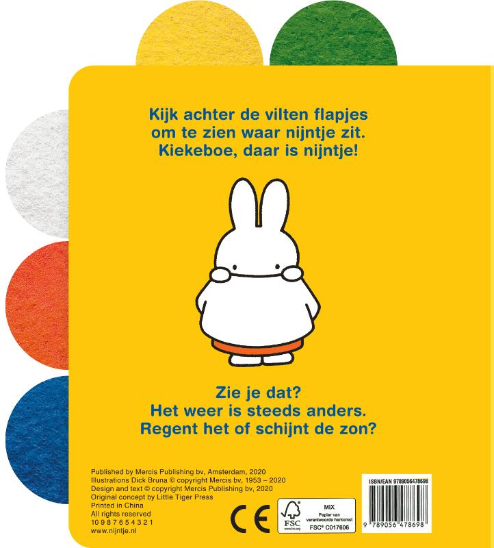 Achterkant van waar is nijntje? daar is nijntje!