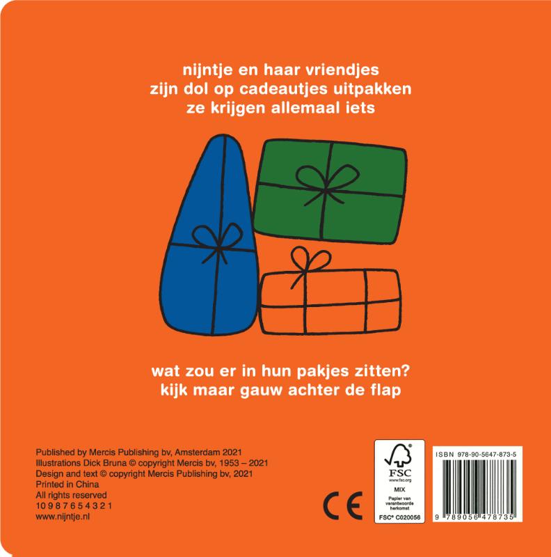 Achterkant van een cadeau voor iedereen