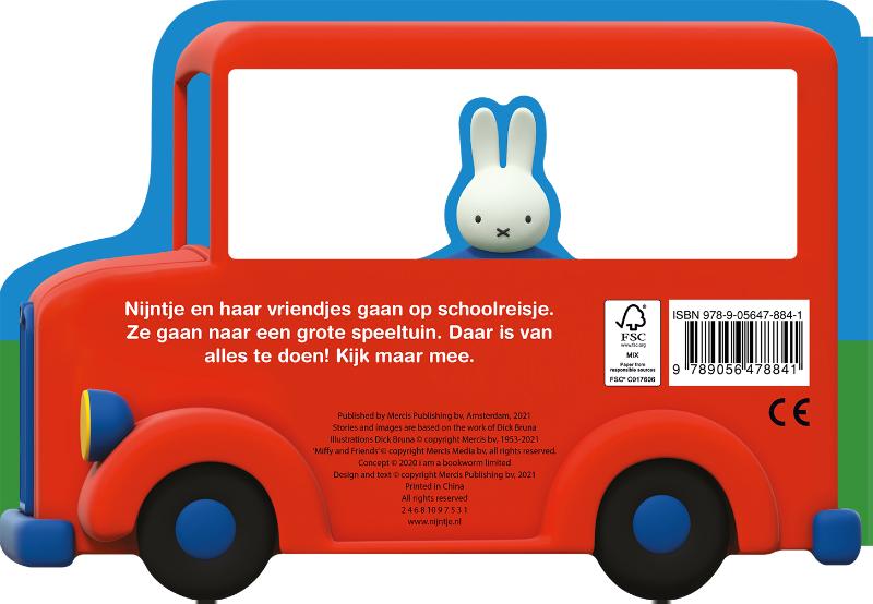 Achterkant van nijntje op schoolreis