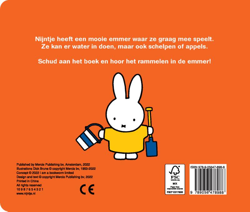 Achterkant van wat gaat er in de emmer, nijntje?