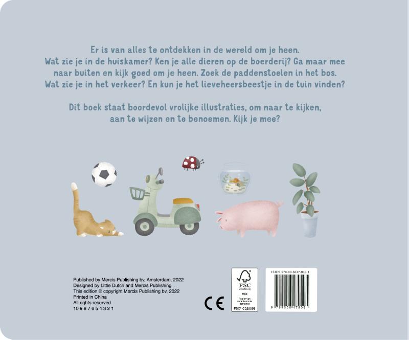 Achterkant van Mijn kijkboek - De wereld om je heen