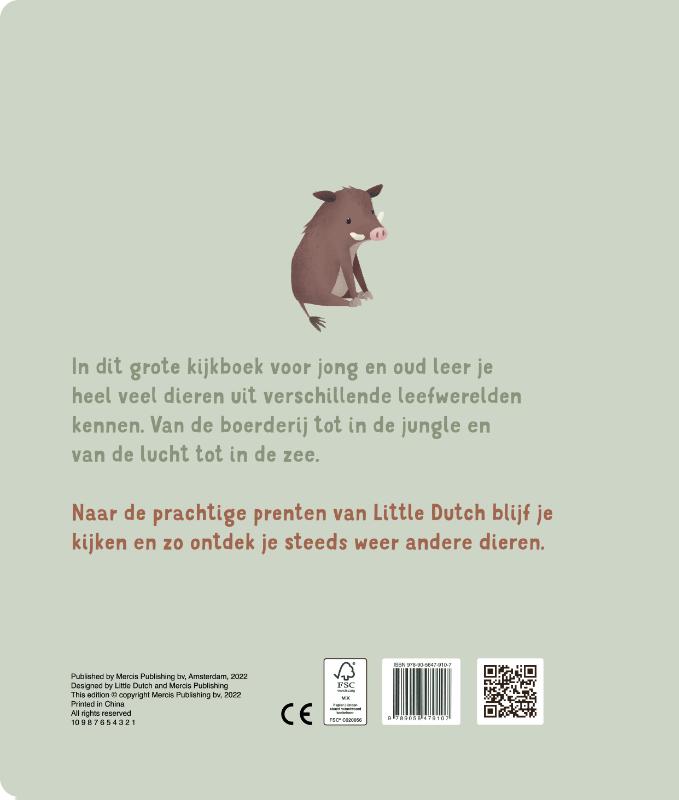 Achterkant van Mijn eerste dierenboek