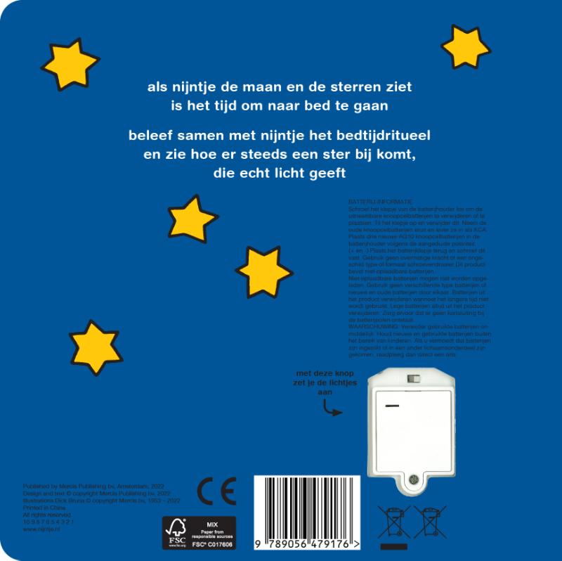 Achterkant van welterusten, nijntje