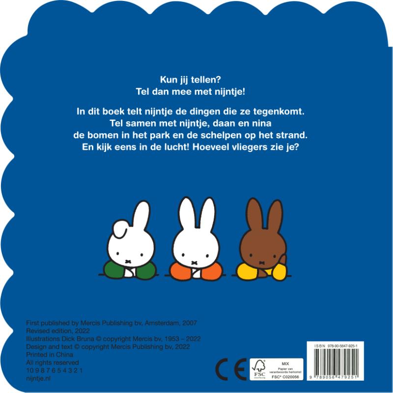 Achterkant van tel je mee met nijntje?