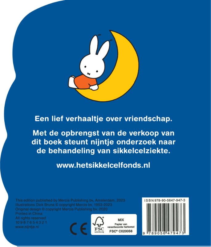 Achterkant van nijntje en nina beste vriendjes