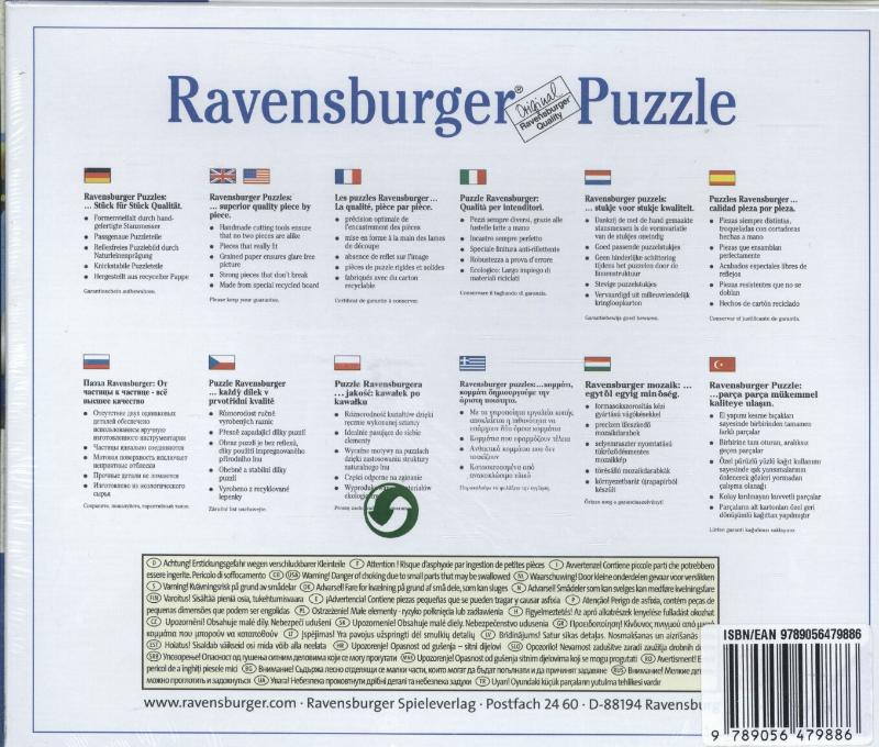 Achterkant van Nijntje 4 in 1 puzzel