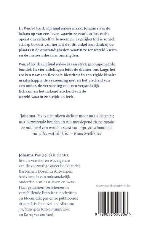 Achterkant van Was, of hoe ik mijn huid verloor