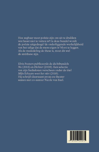 Achterkant van Antithesen