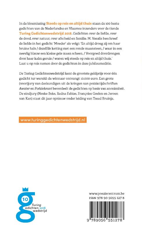 Achterkant van Steeds op reis en altijd thuis