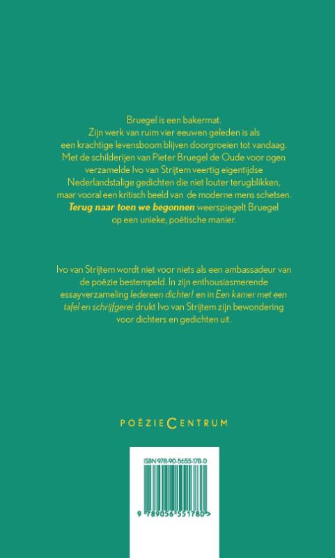 Achterkant van Terug naar toen we begonnen