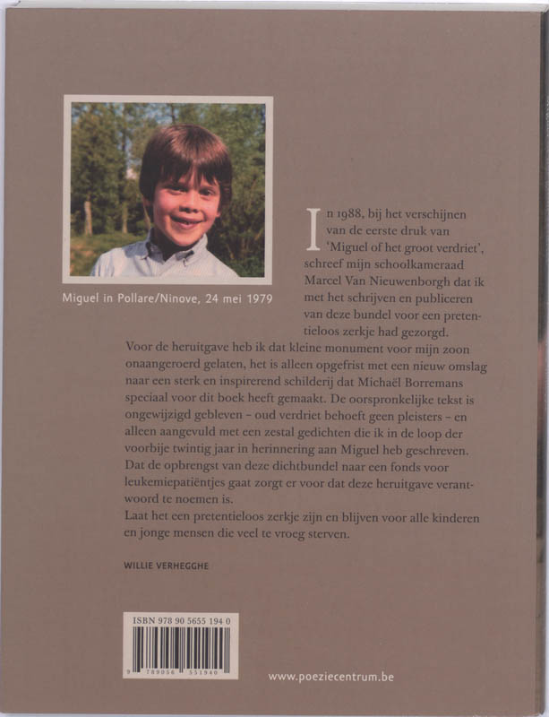 Achterkant van Miguel of het groot verdriet