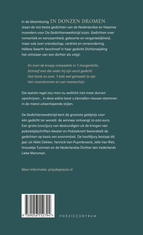 Achterkant van In donzen dromen