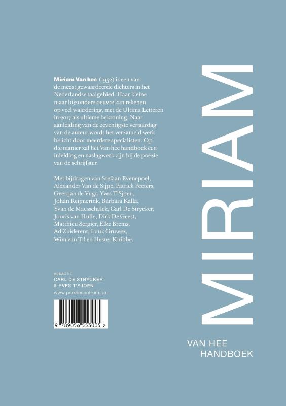 Achterkant van Van hee handboek