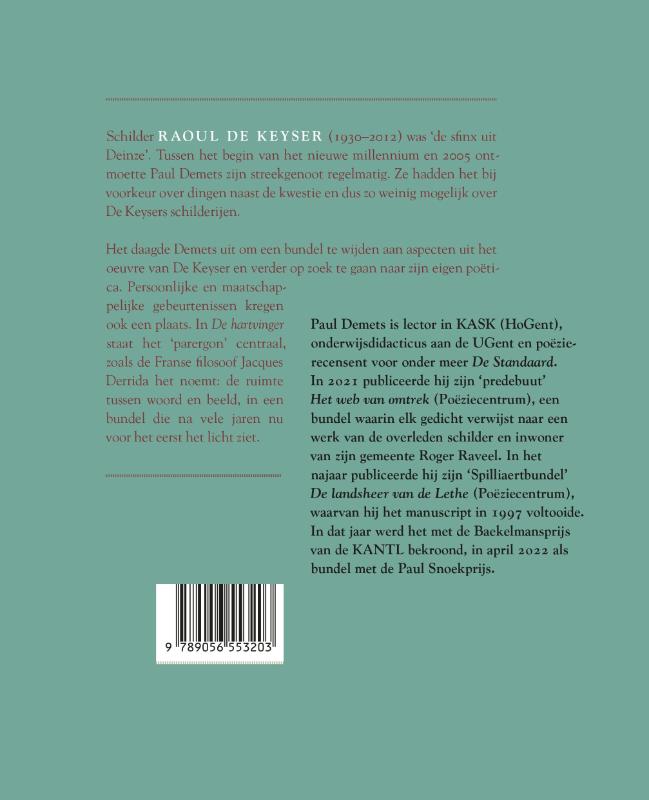 Achterkant van De hartvinger