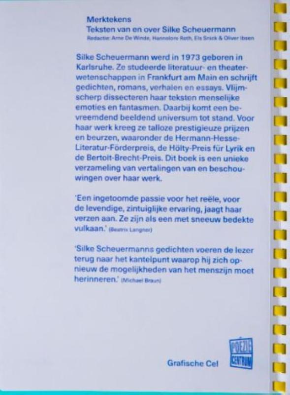 Achterkant van Merktekens