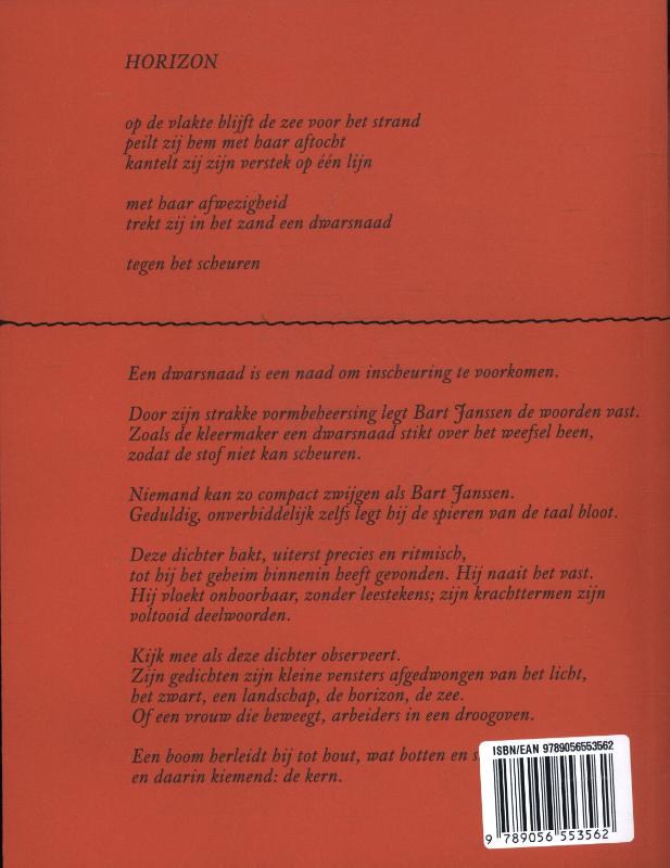 Achterkant van Tegen het scheuren