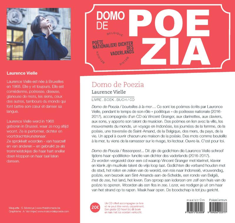 Achterkant van Domo de Poezia