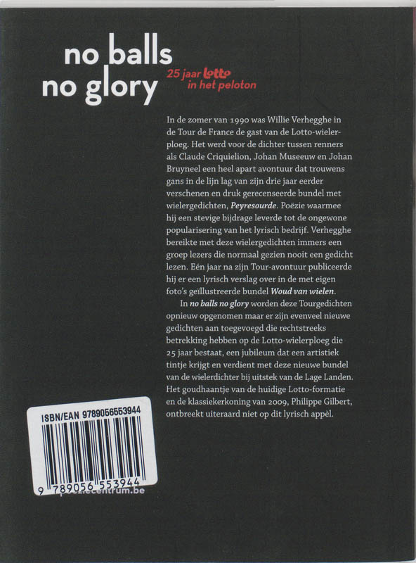 Achterkant van No balls no glory