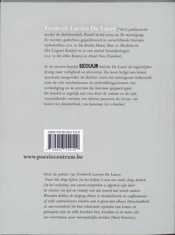 Achterkant van Secuur